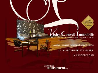 vichy-immobilier.com website preview