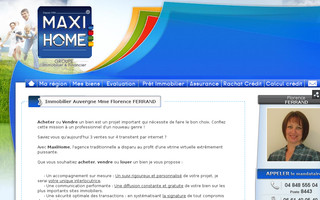 vichy.sud.maxihome.net website preview
