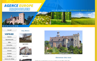 europeimmobilier-montlucon.fr website preview