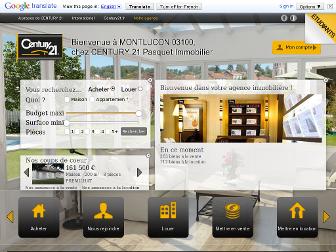 century21-pasquet-montlucon.com website preview