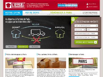 paris.officiel-demenagement.com website preview