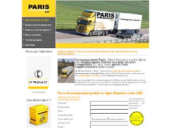 parisdemenagement.net website preview