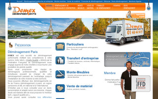 demex-demenagement.fr website preview