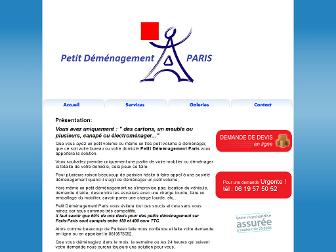 petitdemenagementparis.com website preview