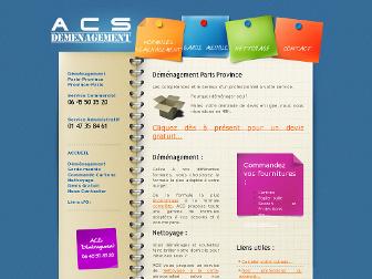 acsdemenagement.com website preview