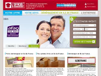 ile-de-france.officiel-demenagement.com website preview