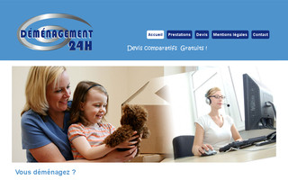 demenagement24h.com website preview