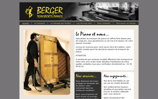 piano-transport.com website preview