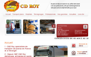 cdroy.fr website preview