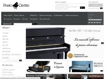 pianocenter.fr website preview