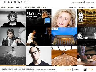 euroconcert.fr website preview