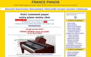 francepianos.com website preview
