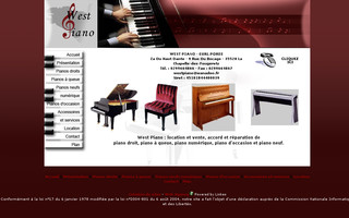 westpiano.fr website preview