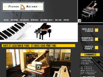 pianosricard.fr website preview