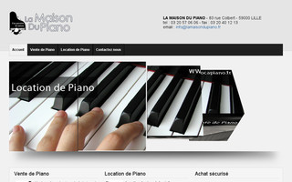 lamaisondupiano.fr website preview