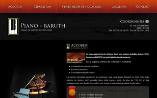 pianos-baruth.fr website preview