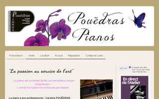 pouedraspianos.com website preview