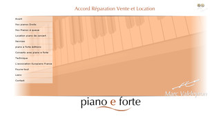 piano-e-forte.com website preview