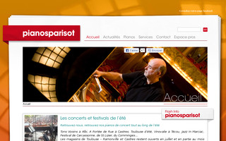 pianosparisot.fr website preview