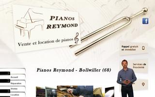 pianos-reymond.fr website preview