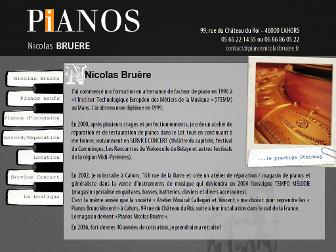 pianosnicolasbruere.fr website preview