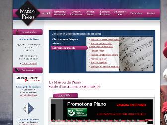 lamaisondupiano.com website preview