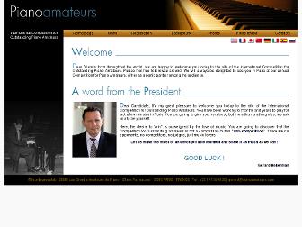 pianoamateurs.com website preview