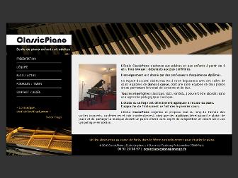 classicpiano.fr website preview