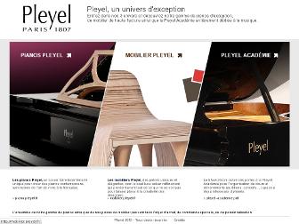 pleyel.fr website preview