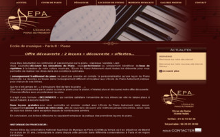 lecoledupianoautrement.fr website preview