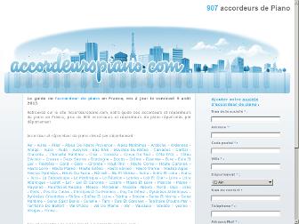 accordeurspiano.com website preview