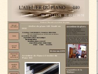 accordeurdepiano440.com website preview