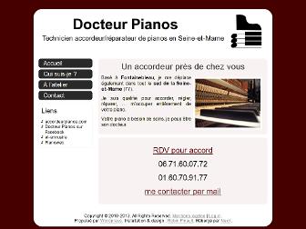 docteurpianos.fr website preview