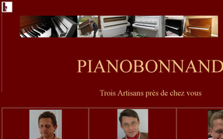 pianobonnand.fr website preview