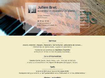 julienbret.fr website preview