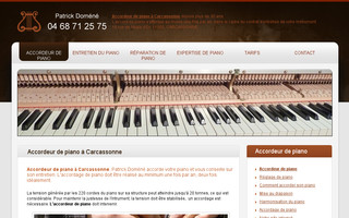 accordeur-piano-carcassonne.fr website preview
