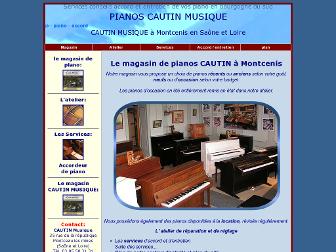 piano.cautin-musique.com website preview