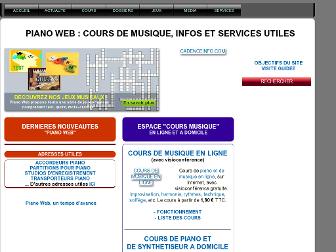 pianoweb.free.fr website preview