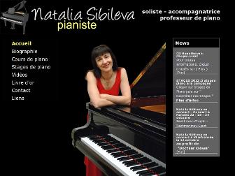 sibileva-piano.com website preview