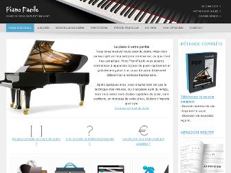 pianofacile.com website preview