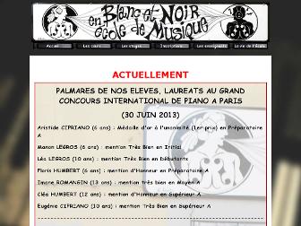 enblancetnoir.free.fr website preview