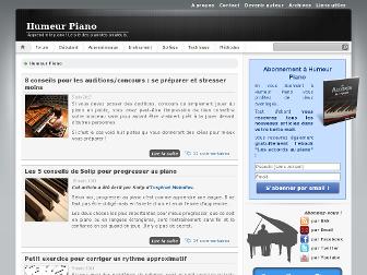 humeur-piano.com website preview