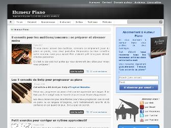 humeur-piano.com website preview