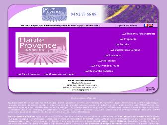 haute-provence-immo.com website preview