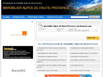 immobilieralpesdehauteprovence.com website preview