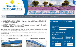 selection-immobilier04.com website preview