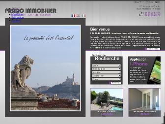 pradoimmobilier.com website preview