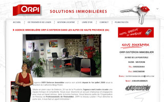 immobilier-sisteron.com website preview