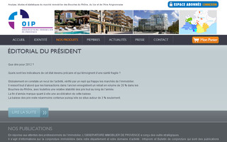 observatoire-oip.com website preview