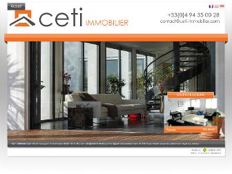 ceti-immobilier.com website preview